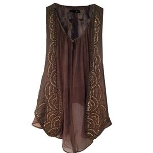 Delicate beaded vest